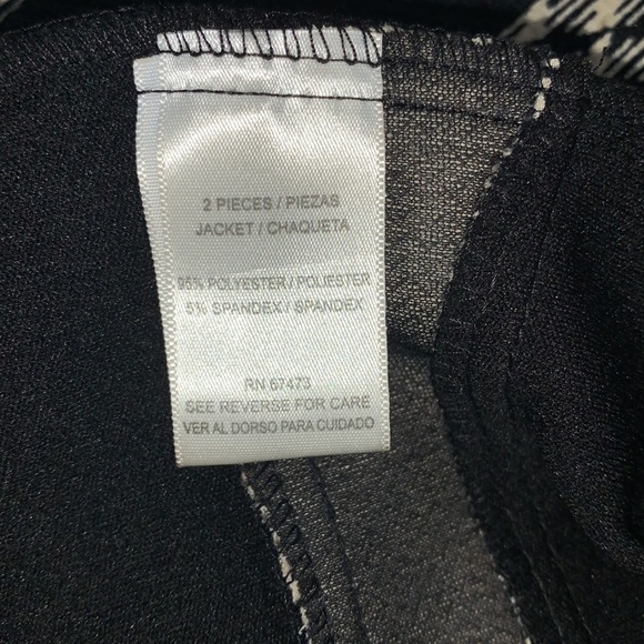 Danny & Nicole Open Front Suit Blazer Jacket - Picture 4 of 4